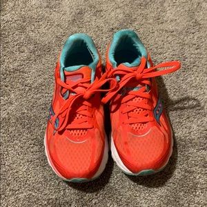 Gently used Saucony running shoes